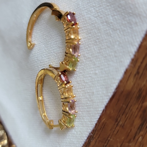 Three pairs of earrings all sterling - Picture 12 of 16